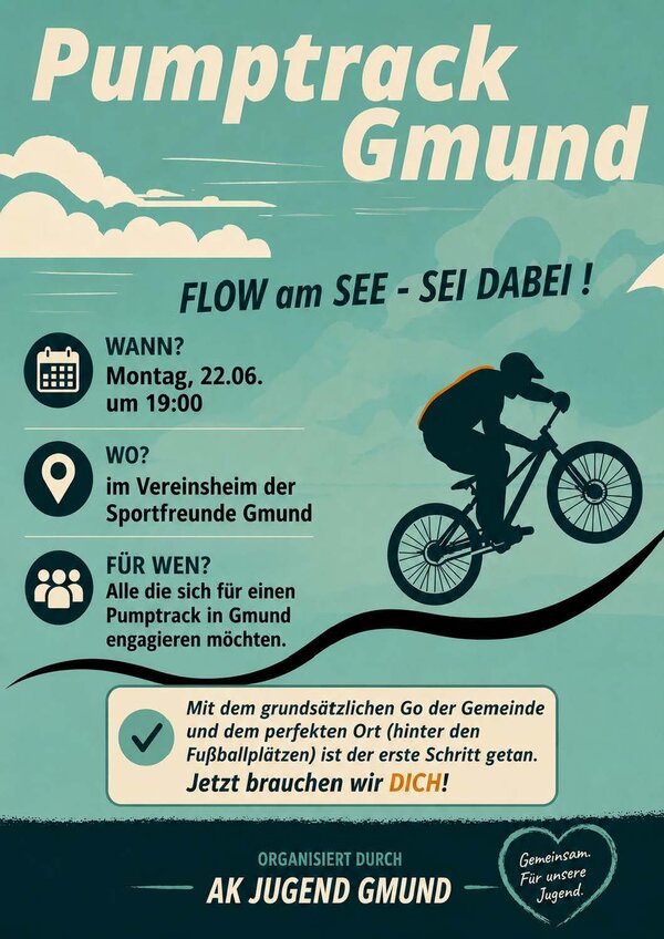 Bild vergr&ouml;&szlig;ern: Flyer Pumptrack Gmund Kick off