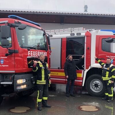 Bild vergrößern: Rechtsabbiege-Assistenten für Feuerwehr-Fahrzeuge der Gemeinde Gmund a. Tegernsee