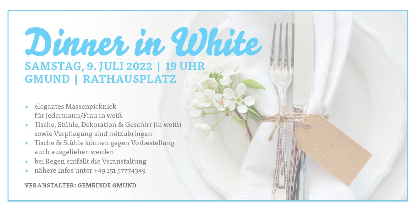 Dinner in White